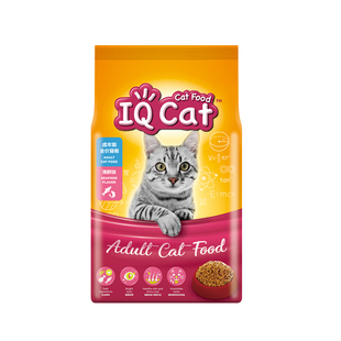 IQCat 聪明成猫猫粮1.5kg 猫食品吞拿鱼味猫主粮布偶蓝猫通用