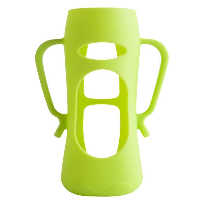 通用贝亲玻璃奶瓶盖防摔重力球吸管手柄配件宽口径替换上盖保护套