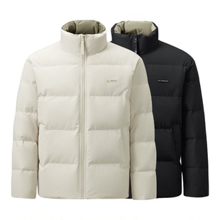 HLA/海澜之家山不在高短款立领男士羽绒服25冬季新款石墨烯外套男