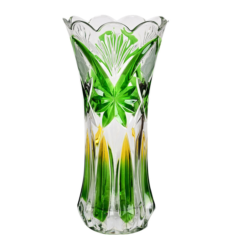 富贵竹专用透明大号插花瓶新中式