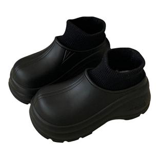 细细条百搭时尚雪地靴防水防滑户外棉鞋保暖加绒加厚棉靴女冬季