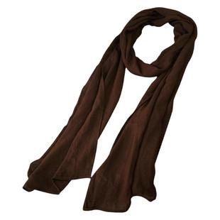 长条小围巾女细窄2025新款秋冬薄款棉麻装饰丝巾纯色百搭护颈围脖