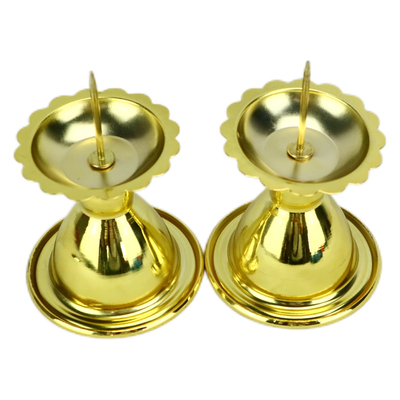 烛台上供家用蜡台供品贡品插蜡烛