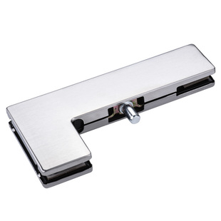 固比特无框玻璃门上下门夹地弹簧门配件顶夹曲夹直角夹一字拐角夹