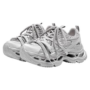 ACUPUNCTURE/爱克佩特圈A潮牌运动休闲老爹鞋女厚底增高透气减震