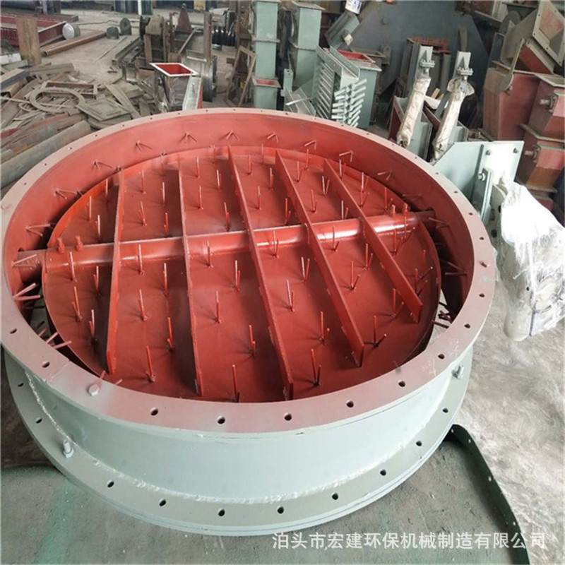 烟道通风蝶阀工业除尘器调风百叶涡轮翻板阀手动气动电动圆方形