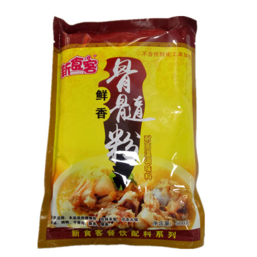 新食客鲜香骨髓粉调味料汤料米粉螺蛳粉桂林米粉筒骨提取500克