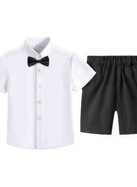 儿童合唱服演出服白衬衫套装