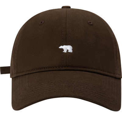 大头围北极熊棒球帽刺绣