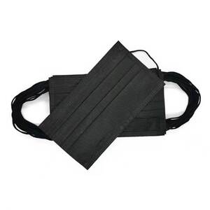 2000只一次性口罩黑色男女高颜值粉尘二手烟花粉防护防甲醛显脸小