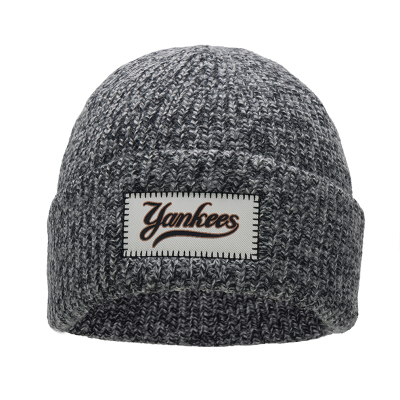 MLB帽子新款洋基队YANKEES学院针织帽百搭男女保暖毛线帽含羊毛