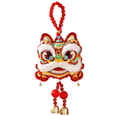 新年醒狮门挂件2026新款马年福包