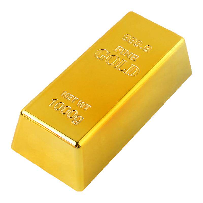 黄金仿真金条企业活动礼品直播金条道具创意玩具高仿金砖赠品