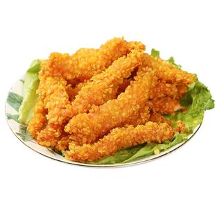 雪花鸡柳新鲜冷冻无骨鸡柳商用批发炸货鸡排油炸半成品小吃鸡米花