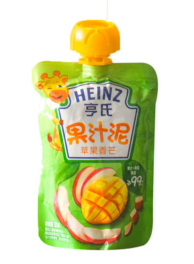 亨氏苹果草莓吸泥果汁泥