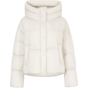 【云朵零压】衣香丽影短款泡芙羽绒服女2025冬装新款宽松连帽外套