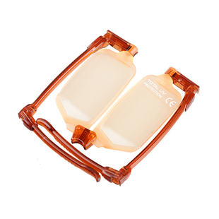 意大利纳尼尼老花眼镜女款防蓝光抗疲劳超轻折叠便携无框高清老人