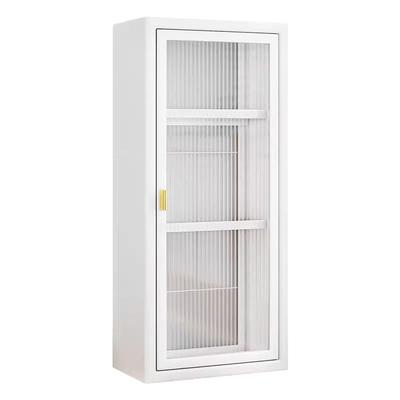 卫生间置物柜壁挂免打孔洗漱台墙上收纳柜洗手间化妆品小壁柜防水