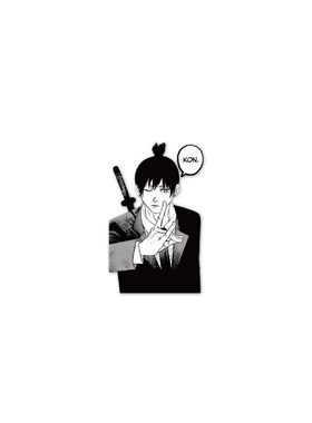 早川秋贴纸链锯人狐狸恶魔