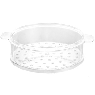 透明蒸格蒸馒头蒸屉家用辅食奶锅蒸笼汤锅蒸锅小笼包蒸层16-22CM