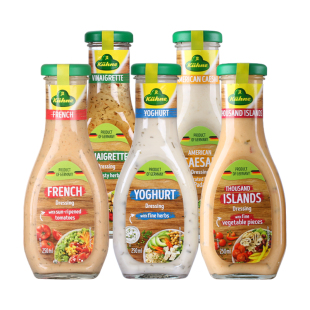 冠利沙拉酱250ml德国进口沙拉汁色拉酱千岛法式凯撒沙拉蘸酱西餐