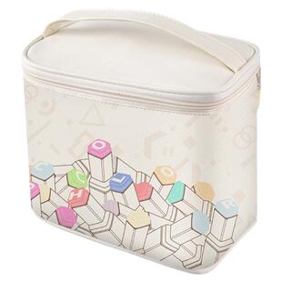 马克笔专用收纳袋子便携底座盒子PU皮收纳包套装笔座学生防水笔袋