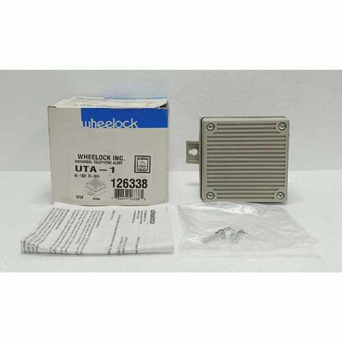 Wheelock UTA1 Universal Telephone Alert 126338 109dB Horn Lo