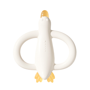 贝因美小月龄兔子牙胶婴儿磨牙棒宝宝蘑菇咬胶安抚水煮防吃手神器