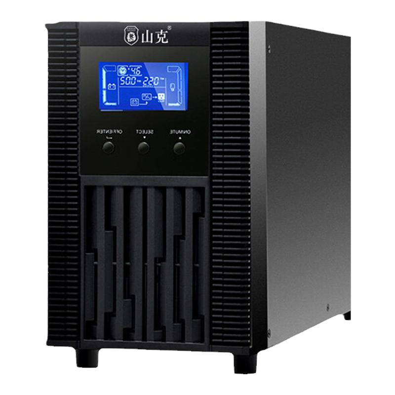 山克在线式ups220v不间断电源2KVA/1600W企业机房服务器SC2KS主机