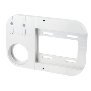 艾姆华世特4080型材皮带线齿形同步输送线电机滚筒一体安装板新款