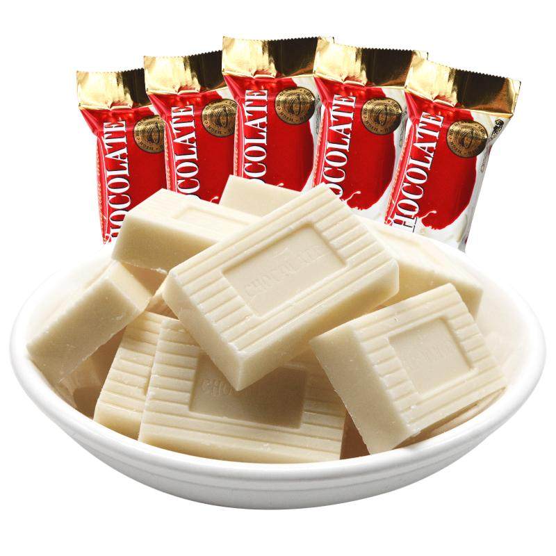 白巧克力零食散装500g喜糖批发