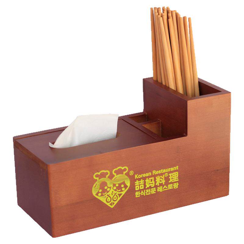 多功能餐具盒竹双筒加厚
