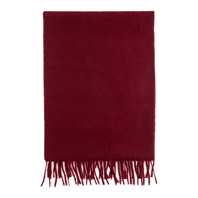 上海故事秋冬新年红色羊毛围巾女