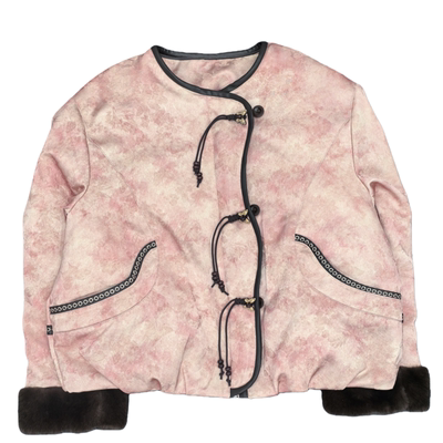 新中式国风盘扣高级重工羽绒服