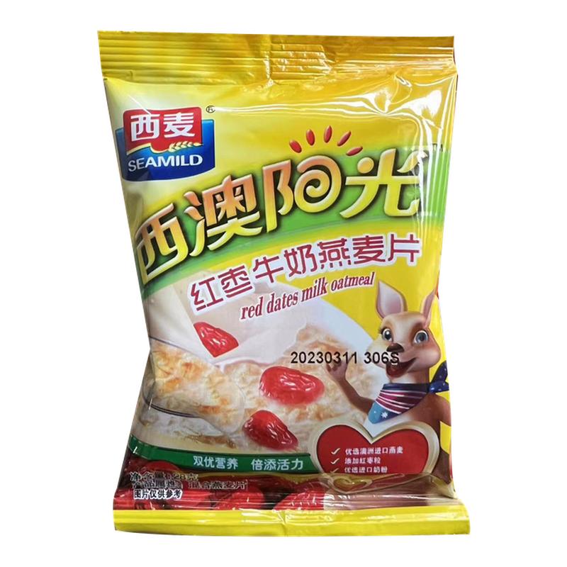 西麦高钙牛奶燕麦片/即食冲饮