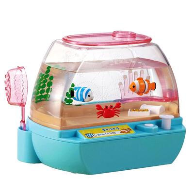 仿真模拟喂养小鱼水族箱儿童玩具