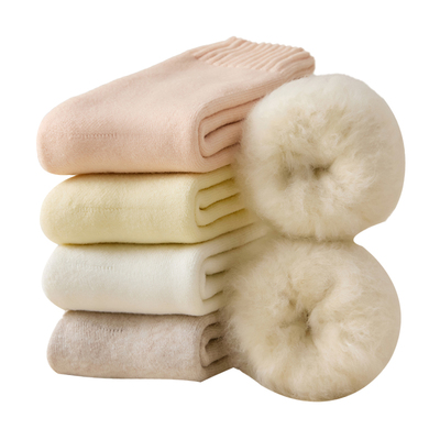 脚寒人救星！加厚美利奴羊毛袜~