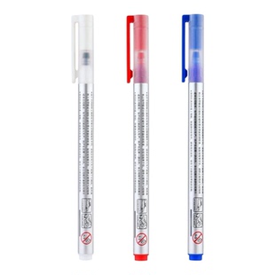 巨无霸高温消失笔服装专用布料皮革点位热汽消褪色水溶色笔芯加粗