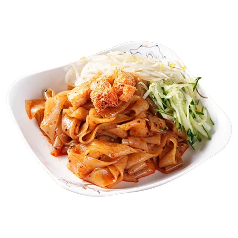 即食免煮红油麻酱凉皮早餐速食
