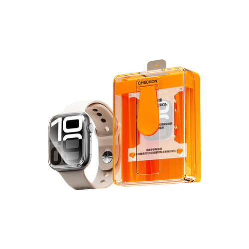车虫适用苹果iwatch保护膜s11手表applewatch贴膜iwatchs10新款s9钢化膜表盘s8s7曲屏se6全包watch5软4ultra3