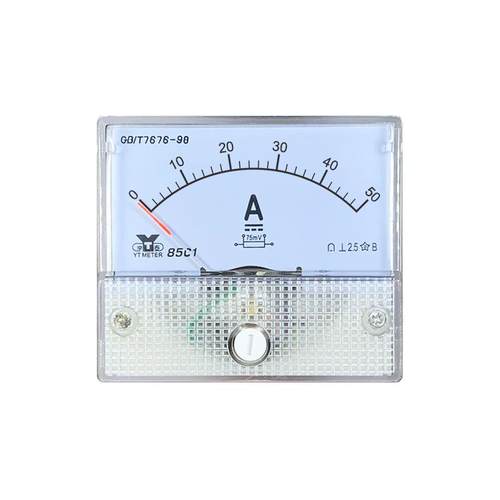 85c1 75mv直流电流表10a 50a 200a 300a 500a指针安培表dc56*64mm