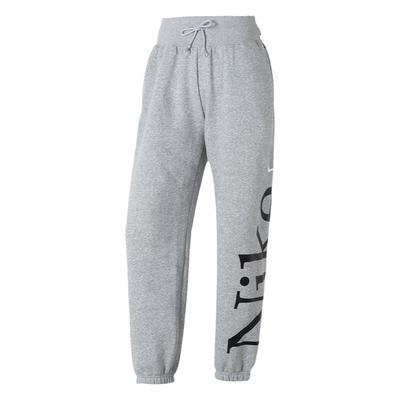 耐克跑步运动卫裤宽松束脚长裤