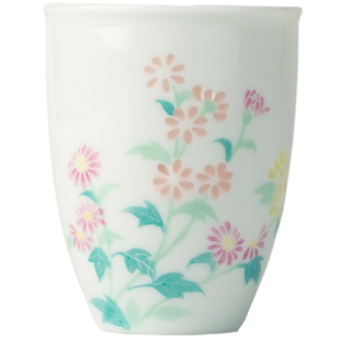 三勤堂景德镇陶瓷手绘粉彩玲珑主人杯子单杯个人专用茶杯功夫茶具