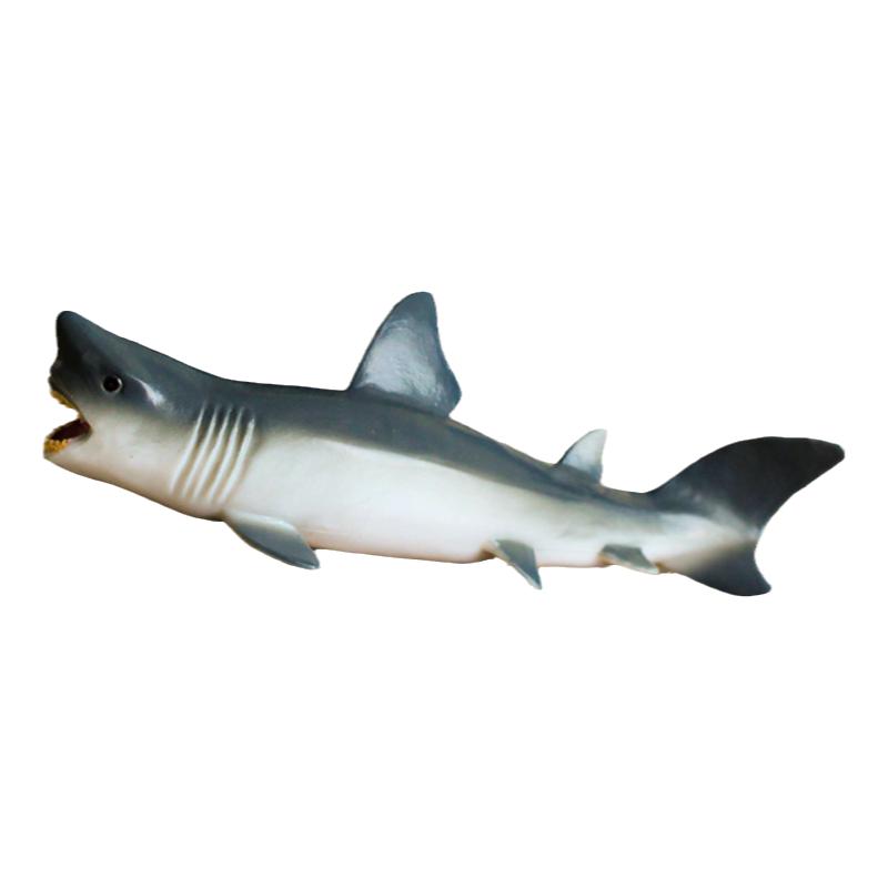 正版玩具仿真动物模型海洋生物鲨鱼螃蟹鱿鱼海马章鱼乌贼摆件儿童