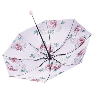 双层黑胶防晒伞防紫外线遮阳伞便携晴雨两用伞三折叠太阳雨伞女士