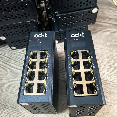 议价设备拆下ODOT工业交换机型号MS108G8口百兆10询价