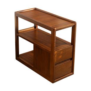 实木沙发侧边柜客厅边几茶几可移动置物架小推车茶水柜卧室床头柜