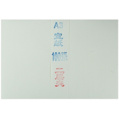 A3A4加厚生宣纸半生半熟宣