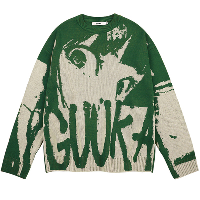 GUUKA28支晴棉圆领毛衣