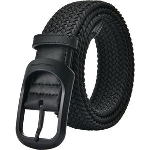 海澜之家针扣皮带男士帆布腰带2025新款学生军训战术弹力编织裤带